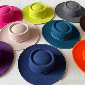 Sombrero De Lana con Logo personalizado <span class=keywords><strong>MOONRIVER</strong></span>, Sombrero De Lana 100 australiana, estilo Pie De cerdo, diario, 3-7 días, gran oferta, 558219014580 - Product Image 1