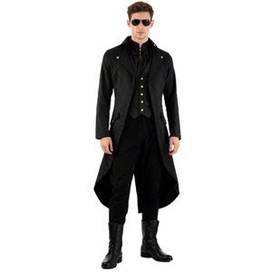 Manteau gothique steampunk victorien Manyusha pour homme en fibre de polyester, costume adulte toutes saisons, automne 2025 - Product Image 4