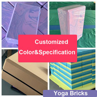Blocs de construction en mousse EVA légers et haute densité 23*15*7.5cm 120g pour le yoga, le Pilates, la méditation et les briques