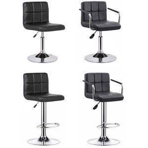 Jiarunde Bar <b>Stool</b> C-9004 <b>Adjustable</b> Height With Armrests For Bar Coffee Shop - Product Image 3