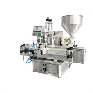 Machine de remplissage automatique à convoyeur pour boissons, miel, bière, crème, alcool, lait, cosmétiques, bain de bouche et liquides - Product Image 6