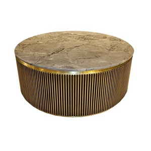 Table basse en marbre moderne de luxe italienne, faite à la main, finition <span class=keywords><strong>miroir</strong></span>, écologique, design personnalisable pour la décoration du salon - Product Image 1