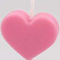 Niedliche Rosa Herzförmige Geburtstagskerzen Romantisch für Tortendekoration Hochzeit Jubiläum Valentinstag Ostern Neujahr Party