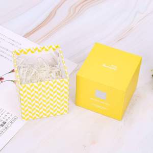 Custom Luxury Recycled Cardboard Gift Candle <b>Box</b> Matt Lamination UV Coating Embossing Vanishing Customizable Size Design - Product Image 5