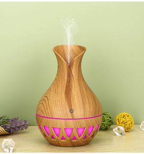 Diffuseur d'huiles essentielles en bois naturel USB le <span class=keywords><strong>moins</strong></span> cher de 2022, humidificateur ultrasonique, diffuseur d'arômes USB, humidificateur d'air - Product Image 2