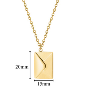 Pendentif médaillon en acier inoxydable pour lettre secrète, cadeau de Saint-Valentin, collier chaîne avec lettre gravée personnalisée assortie - Product Image 4