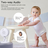 Monitor bayi Mini nirkabel cerdas HD, kamera Mini rumah dengan sudut lebar Sensor CMOS penglihatan malam penyimpanan Data Cloud untuk anak-anak