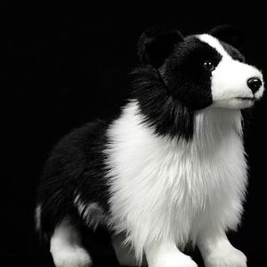 Peluche <span class=keywords><strong>Pomeranian</strong></span> blanche réaliste, cadeau pour enfants et adultes |   Jouet anti-stress d'anniversaire en peluche super douce, non un animal en peluche - Product Image 6