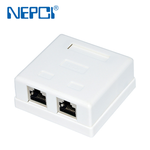 Plaque <span class=keywords><strong>murale</strong></span> Ethernet cat6, clavier <span class=keywords><strong>RJ45</strong></span>, femelle à femelle, 2 ports, Compatible avec Ethernet Cat7/6/6e/5/5e, XJY-GM-47 - Product Image 6