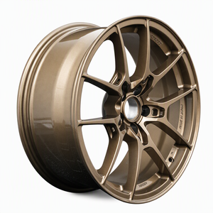 ล้อฟอร์จ JDM น้ำหนักเบา 10 ก้าน สำหรับรถแข่ง ผลิตจากอะลูมิเนียม 6061-T6 แบบกำหนดเอง PCD สีบรอนซ์ สำหรับรถสมรรถนะสูง - Product Image 1