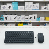 Set Mouse Nirkabel 2.4G, Tombol Mouse Keyboard Nirkabel Usb, Notebook Desktop Kantor Bisnis K902
