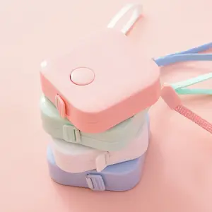Cute color Mini Sewing Cloth Tailor Fabric Metric Inch Retractable Measuring Tape