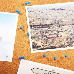 Multifunktionale 100 Stück/Box Kartenmarkierer und Reißzwecken Fotowand-Pins Pinnwand-Zubehör - Product Image 6