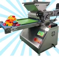 Machine de fabrication de bonbons gélifiés, sucettes dures et chocolats, semi-automatique, multi-usages, petite, pour laboratoire