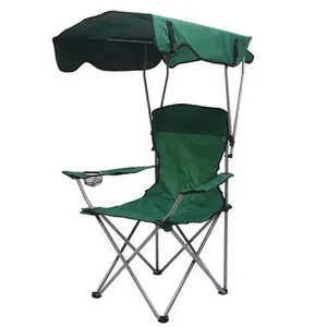 Silla de Playa Plegable Portátil de Aluminio Resistente, Moderna, para Exteriores, Ligera, con Sombrilla para Uso en el Parque - Product Image 4