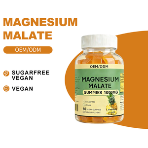 Gomme al Magnesio Malato 1000mg Gusto Ananas 60 Vegane Senza Zucchero Integratore Alimentare per Adulti |   Migliora l'immunità e la salute delle ossa - Product Image 4