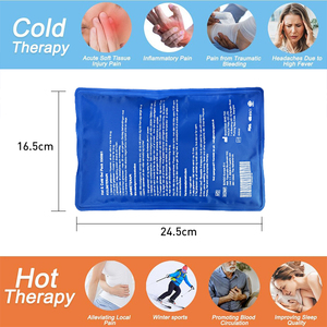Compresa de Gel Frío y Caliente Reutilizable de Grado Médico Clase II, Suave y Cómoda para Aliviar el Dolor Muscular, Estéril, 23x13cm, 250g, Todas las Piezas - Product Image 5