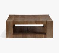 Table basse moderne en bois, table d'appoint pour la maison, table basse ronde en bois pour le salon