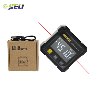 Inclinómetro Digital Industrial Recargable con Doble Láser Rojo, Magnético <span class=keywords><strong>de</strong></span> Cuatro Lados, Precisión 0.2, Carcasa <span class=keywords><strong>de</strong></span> Plástico - Product Image 1