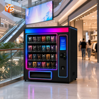 Distributeur de Boîtes Mystères ZDYS avec Paiement NFC Billets et Pièces, Écran 21'' Néon RGB, pour Lieux E-sport, Gestion à Distance WiFi, SDK