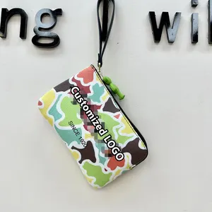 Bolso personalizado de metal logo mini bolsos con asa bolso en línea compras con precio barato bolsas de cosméticos