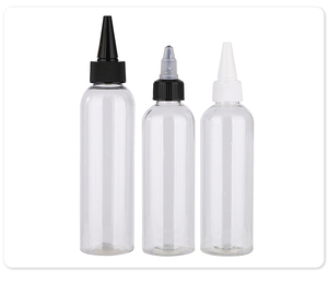 Hot bán Pet nhựa bóp mực Gia vị keo chai Hot Bán với trắng đen nhọn cap - Product Image 2