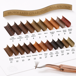 Extensions de cils classiques brunes de qualité supérieure, avec des détails faits à la main, pour les artistes en cils professionnels - Product Image 4