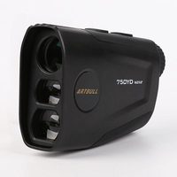 Télémètre laser de golf premium 750 yards, rechargeable USB Type-C, avec fonction Flag-Lock, vibration et compensation de pente