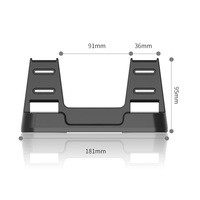 Support universel pour caméra embarquée, base pour console centrale de camion, support pour boîte noire avec autocollant de numéro de téléphone, support pour DVR de voiture