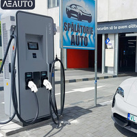 Système d'énergie solaire AEAUTO pour la recharge de voitures électriques, recharge rapide commerciale 160 kW CCS2 EV pour opérateurs de bus touristiques à montage au sol