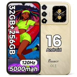 โทรศัพท์มือถือ Fossibot <span class=keywords><strong>S7</strong></span> รุ่นดั้งเดิม ปลดล็อคแล้ว รองรับซิมคู่ ความจุ 8GB+<span class=keywords><strong>256GB</strong></span> แบตเตอรี่ 5000mAh หน้าจอ 120Hz ขนาด 6.9 นิ้ว รองรับ 4G ระบบปฏิบัติการ Android 16 สมาร์ทโฟนพร้อมหน้าจอคู่ - Product Image 1