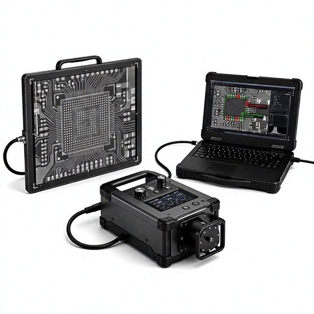 Compact Portable X Ray Inspection System 3D Imaging NDT Equipment for PCB BGA Solder Joint Check