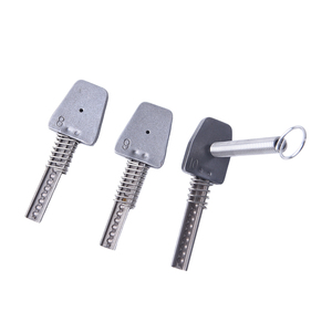 Juego de 13 Llaves de Impacto de Acero Inoxidable con Martillo, Juego de Llaves Profesionales para Cerraduras, Herramientas de Reparación para Cerrajeros, Plateado/Negro/Amarillo - Product Image 3