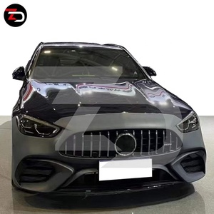Materiale C63 S E Performance Style paraurti anteriore Kit corpo griglia anteriore <span class=keywords><strong>2021</strong></span>-on più nuovo PP 1 Set per <span class=keywords><strong>Mercedes</strong></span> W206 classe <span class=keywords><strong>C</strong></span> C200 C260 - Product Image 6