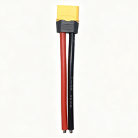 Conector XT30 a prueba de agua de fábrica, macho y hembra, XT30-F, enchufe eléctrico chapado en oro XT30-M para paquetes de baterías