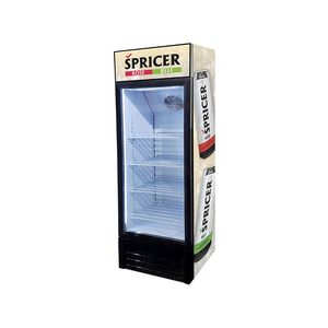 MEISDA Tủ Lạnh Đã Qua Sử Dụng Siêu Thị Nhà Máy Sản Xuất 190L Tủ Lạnh Trưng Bày Thẳng Đứng Có Cửa Kính - Product Image 3
