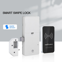 Cerradura Electrónica para Casilleros con Tarjeta EM RFID, Cerradura con Sensor Electrónico de Aleación de Zinc para Armarios de Almacenamiento Público