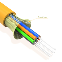 Kabel Patch Cord Simplex GJFJV Singlemode Multimode dengan Selubung PVC/LSZH Ketat