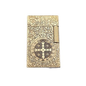 Encendedor de Cigarrillos de Queroseno Clásico de Lujo, Deslizante Lateral, Grabado en Latón, Recargable, Regalo Empresarial - Product Image 5