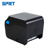 SPIRIT-Impresora térmica de recibos de 80mm, gran oferta, en blanco y negro, para cocina de supermercado con descarga de controlador
