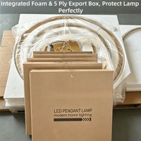 Lustre suspendu moderne à 3 anneaux en fer, aluminium et silicone avec LED pour hôtel, salon, lampe de plafond à haute luminosité