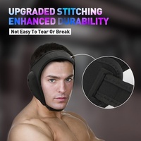 Casque de protection pour la lutte avec fermeture Velcro améliorée, sangle extensible et réglable, protection des oreilles pour l'entraînement au grappling