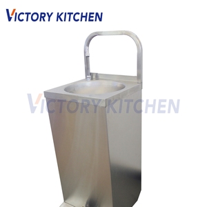 VICTORY KITCHEN Évier de lavage des mains extérieur à pédale en acier inoxydable 201 pour hôpitaux et blocs opératoires, modèle WTRS-4410 Shandong - Product Image 5