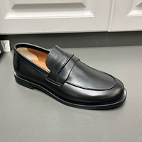 Mocassins classiques pour hommes de style designer de haute qualité, en cuir de vache véritable et daim, à enfiler, pour affaires, habillés ou décontractés, chaussures plates pour hommes