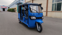 Tricycle cargo électrique à trois roues 72V 3000W fermé 8 places Vitesse 50-70 km/h Autonomie 70-90 km Charge utile 400 kg Acier Certifié GCC