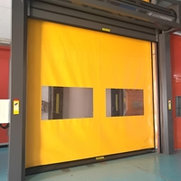 Nueva Puerta de PVC Industrial Automática de Alta Velocidad con Cierre Automático y Reparación Automática para Cuartos Limpios, Moderna y Económica para la Industria Alimentaria