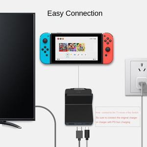 Accessori per console di gioco Nintendo Switch 2026: Docking Station Portatile con Convertitore di Espansione Schermo HDMI TV Type-C - Product Image 3