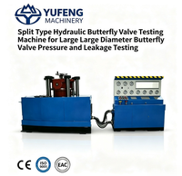 Equipo de Prueba Hidráulica de Doble Estación para Válvulas, Fabricado en China, para Pruebas de Fugas de Presión en Válvulas de Mariposa Industriales
