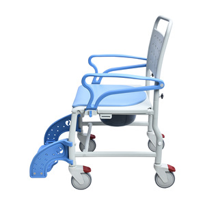 Chaise de toilette à roulettes Wei Yikang KDB698E bleu ciel pour usage domestique et hospitalier - Product Image 2