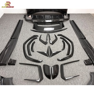 Topcar Style Dry Carbon Body Kit for Lambo URUS 2018-2019 Hood <b>Diffuser</b> Lip Spoiler Side Skirt Fender Flares Mirror Cover - Product Image 4